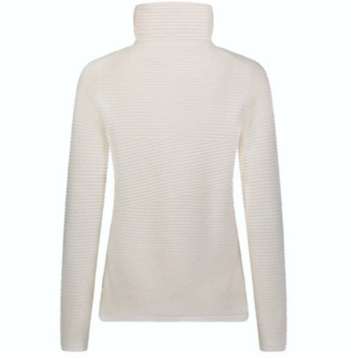 The Ellie product image, back view. Comfortable and chic, 100% organic cotton link stitch pullover transforms the everyday sweatshirt to sports-elegant style Relaxed, slightly boxy fit. Perfect for a day trip on the lake and evening stroll. Soft. Breathable. Sustainable. 100% cotton.